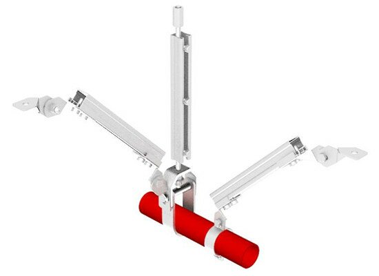 水管双向抗震支吊架